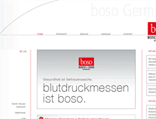 Tablet Screenshot of boso.de